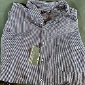 1 Men's Shirts Roundtree & Yorke Size 3XBIG Short Sleeves Easy Care Style NWT